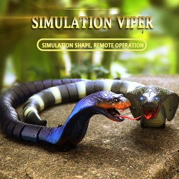 Zložité Rc hada cobra naja viper hračky na diaľkové ovládanie, infračervené simulované zvierat novinka trik desivé neplechu vtip Darček