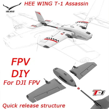 HEE KRÍDLO T-1 Assassin Model Lietadlo s Pevnými krídlami EPP rozpätie krídel 730mm prispôsobené DJI slimák digitálneho prenosu dlhá výdrž batérie