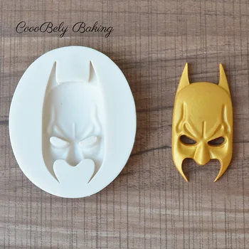 Super Hrdina Silikónové Formy 3D Fashion, DIY Maska Fondant Tortu Formy Cake Zdobenie Nástroje Pečivo Kuchyňa Pečenie Príslušenstvo M351