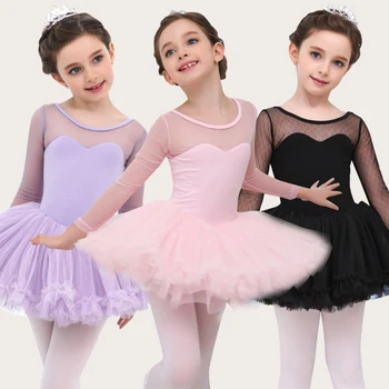 tanečné šaty balet oka milú krku tylu sukne výkon deti baletné šaty tanečné kostýmy balet tutu šaty balerína